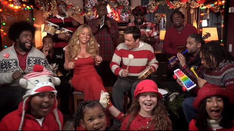 mariah carey jimmy fallon all i want for christmas is you