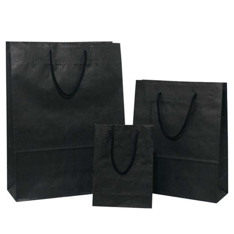 black carrier bags