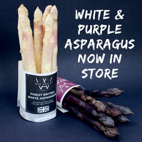 Finest British White and Purple Asparagus 