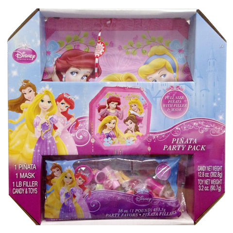 Disney Princess Full Size Pinata with Candy Toy Filler and Princess Mask