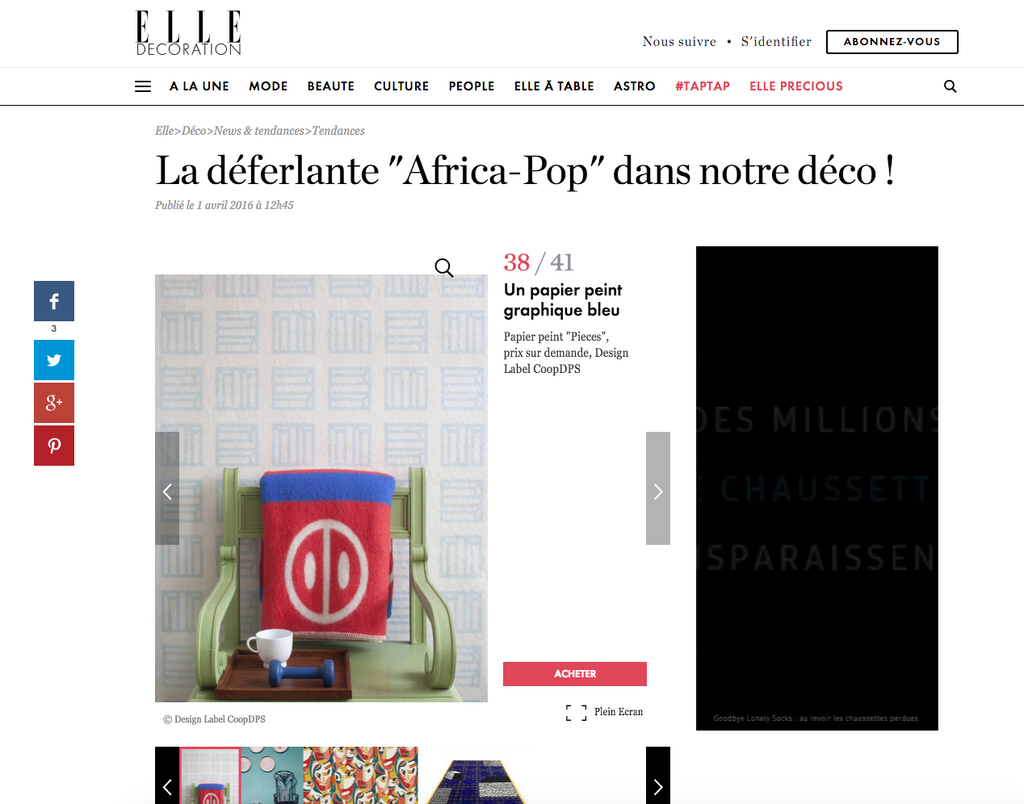 Elle France x CoopDPS ZigZagZurich Article April 1st 2016 1