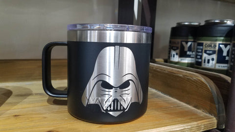 Custom engraved YETI 14oz coffee mug