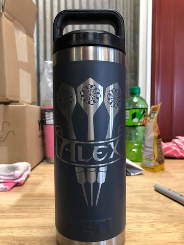 Custom gift 20oz bottle for dart club