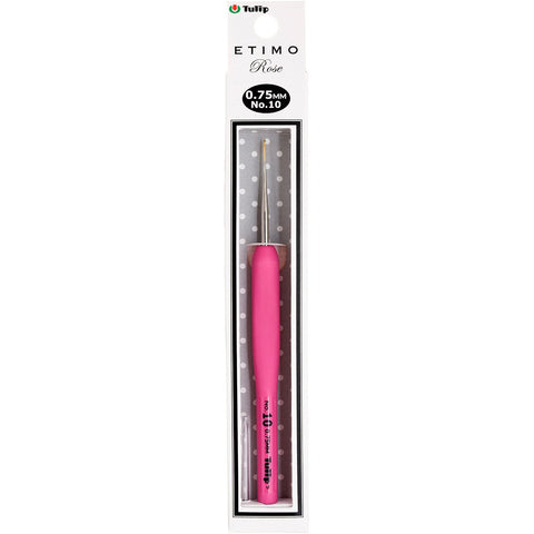 Tulip Etimo Rose Steel Crochet Hook Size 10 (.75mm)