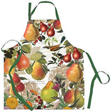 Michel Design Works Cotton Chef Apron - 4 Patterns; Lemon, Spruce, Golden Pear, Avocado