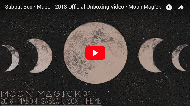 2018 Mabon Sabbat Box - Moon Magick Sabbat Box - Witch Subscription Box Pagan Subscription Box