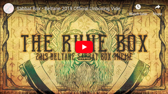 The Rune Box 2019 Beltane Sabbat Box Unboxing Video