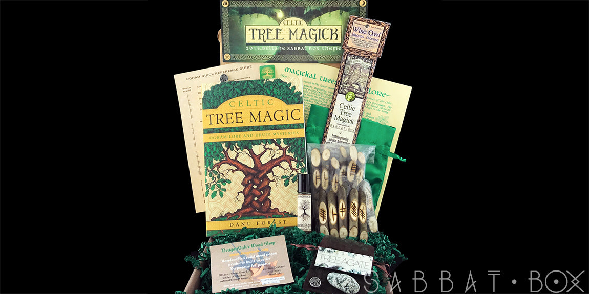 2018 Beltane Sabbat Box Celtic Tree Magick Subscription Box For Witches Wiccans and Pagans