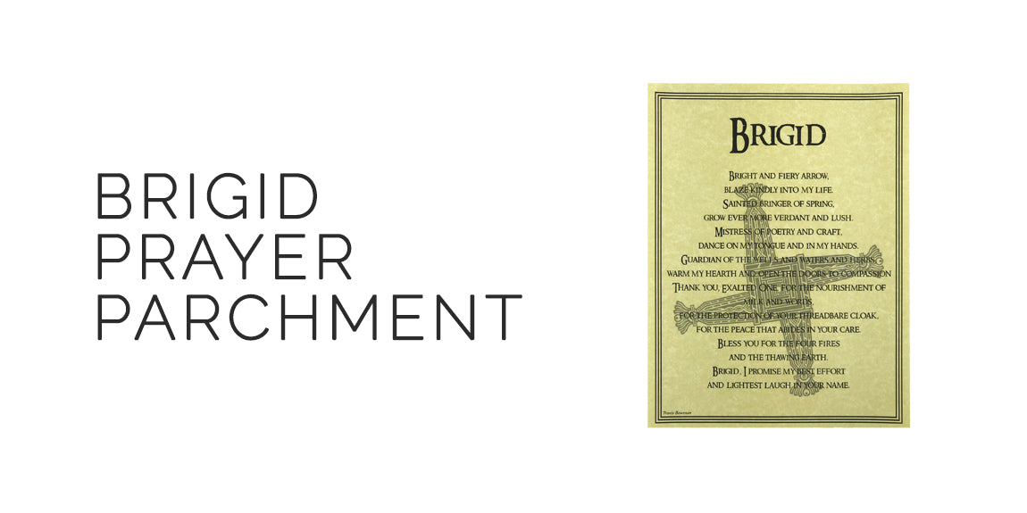 Brigid Prayer Parchment - Book of Shadows Page