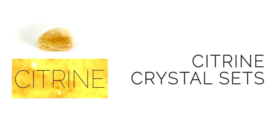 Citrine Crystal Sets