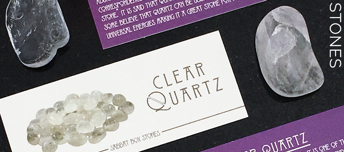 Clear Quartz Tumbled Gemstone Set