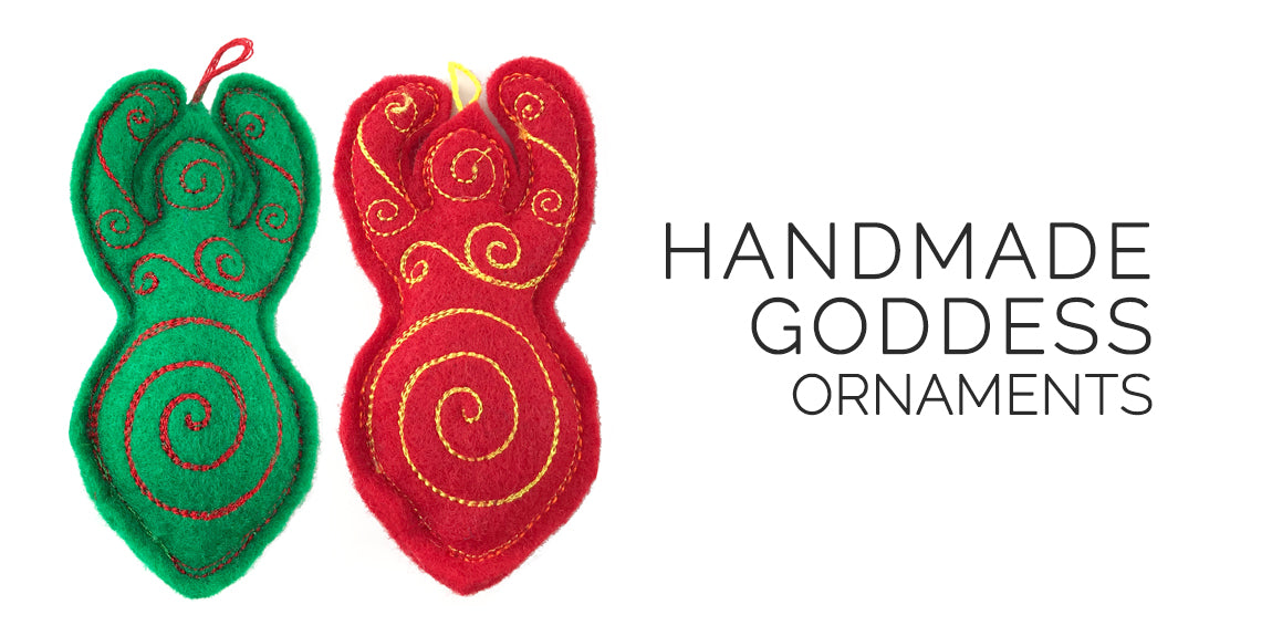 Goddess Yule Tree Ornaments By Michelle's Sewing and Embroidery 