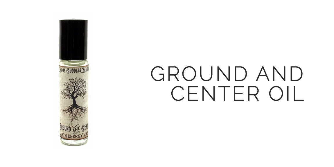 Ground and Center Ritual Oil By Moon Goddess Magick Apothecary