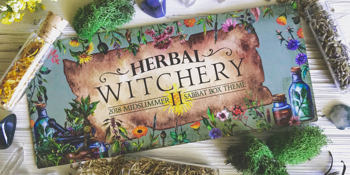 2018 LItha Midsummer Sabbat Box Herbal Witchery Witch Subscription Box