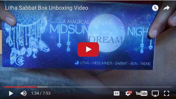 Sabbat Box Litha 2016 Super Sabbat Giveaway Winning Unboxing Video