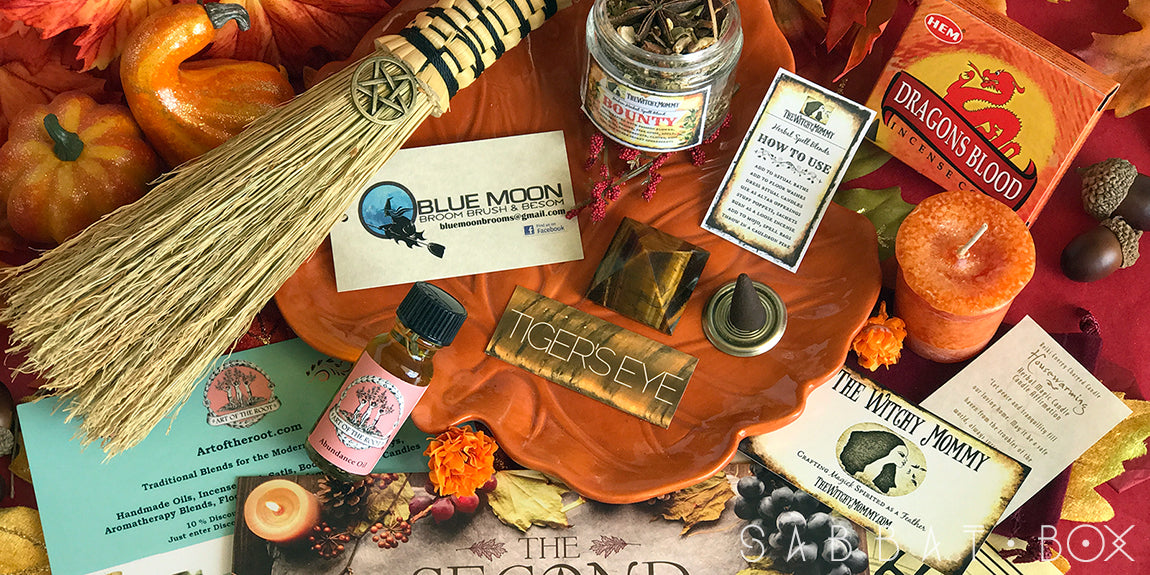 2017 Mabon Sabbat Box The Second Harvest - Witch Subscription Box Pagan Subscription Box 