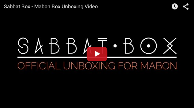 Mabon Sabbat Box Unboxing Video