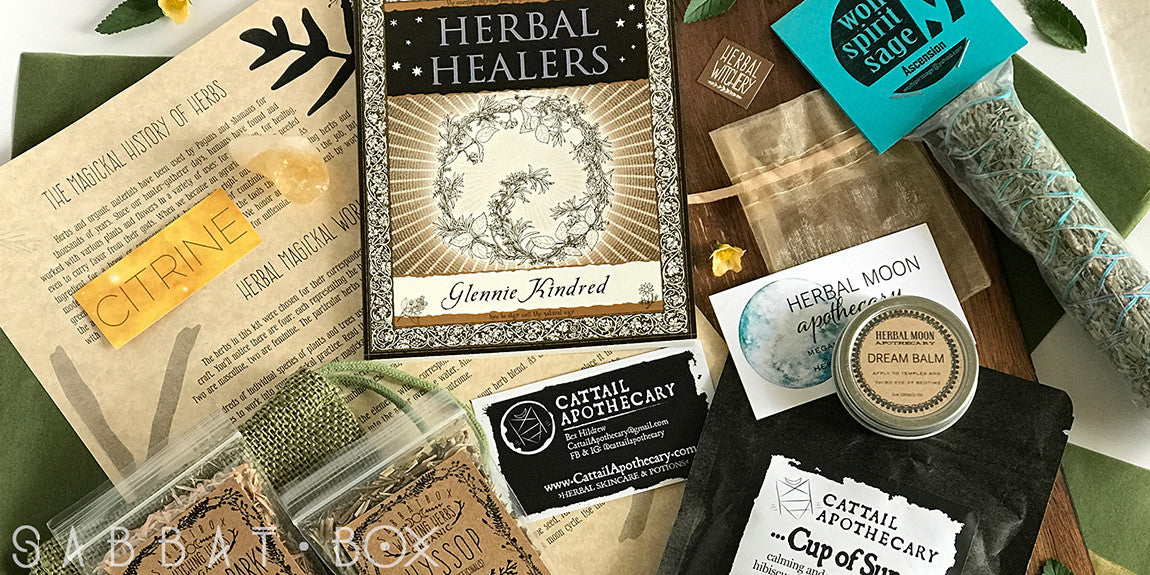 2017Midsummer Sabbat Box - Herbal Witchery - Hedge Witchery - Subscription Box For Wiccans and Pagans