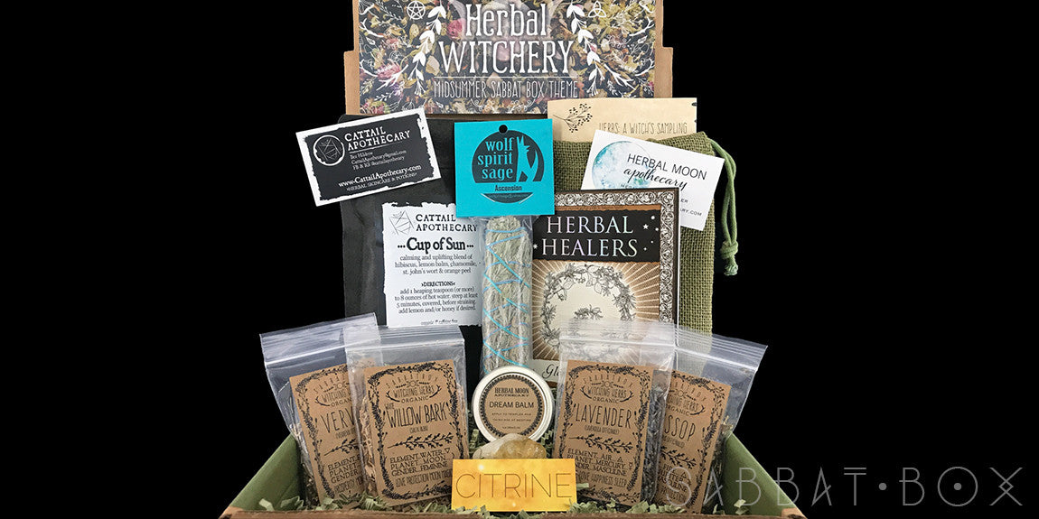 Midsummer Sabbat Box Subscription Box For Witches Wiccans and Pagans