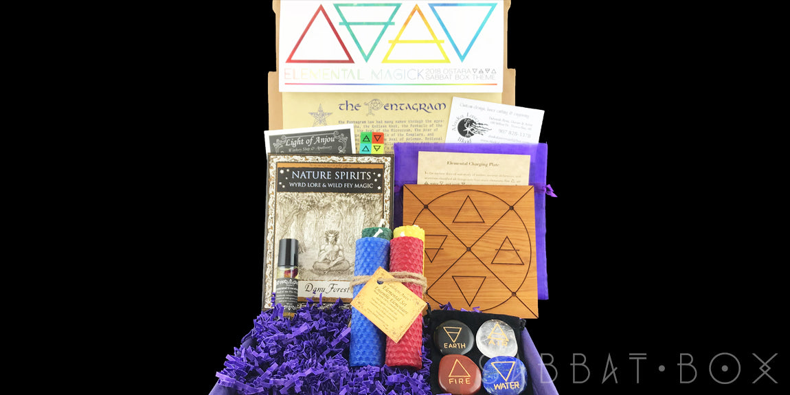 2018 Ostara Sabbat Box Elemental Magick Box Subscription Box For Witches Wiccans and Pagans