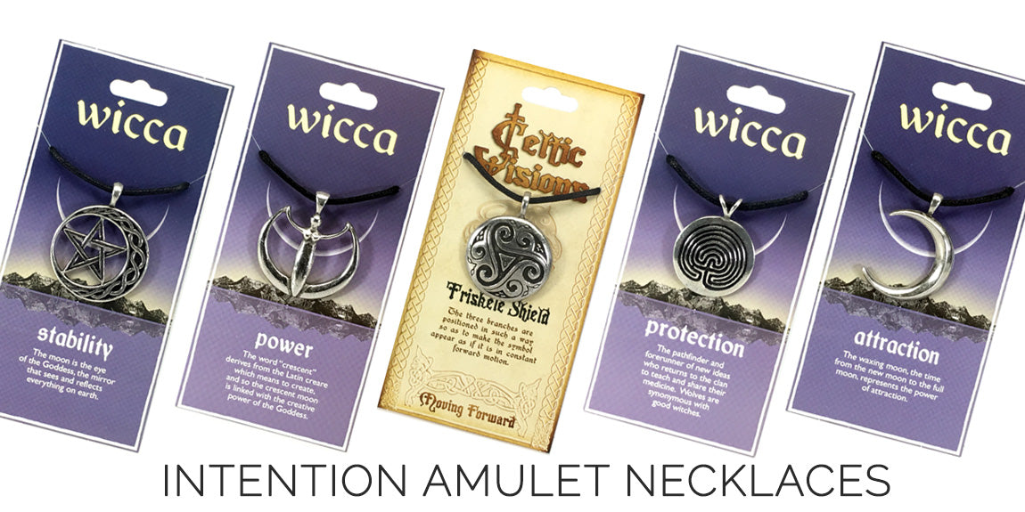 Pewter Symbol Amulet Necklaces
