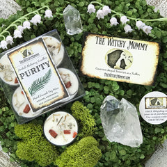Purity Spell Candles By The Witchy Mommy