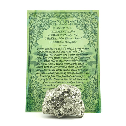 Pyrite Crystal Sets By Sabbat Box - Ostara 2019