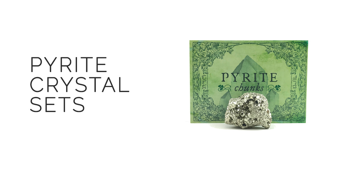 Pyrite Crystal Sets By Sabbat Box - Ostara 2019 