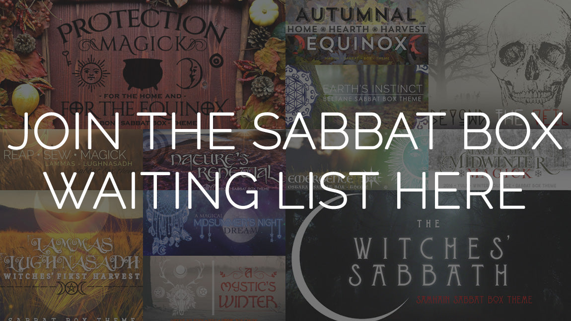 Sabbat Box Wiccan Subscription Box Witch Subscription Box Subscription Box For Pagans