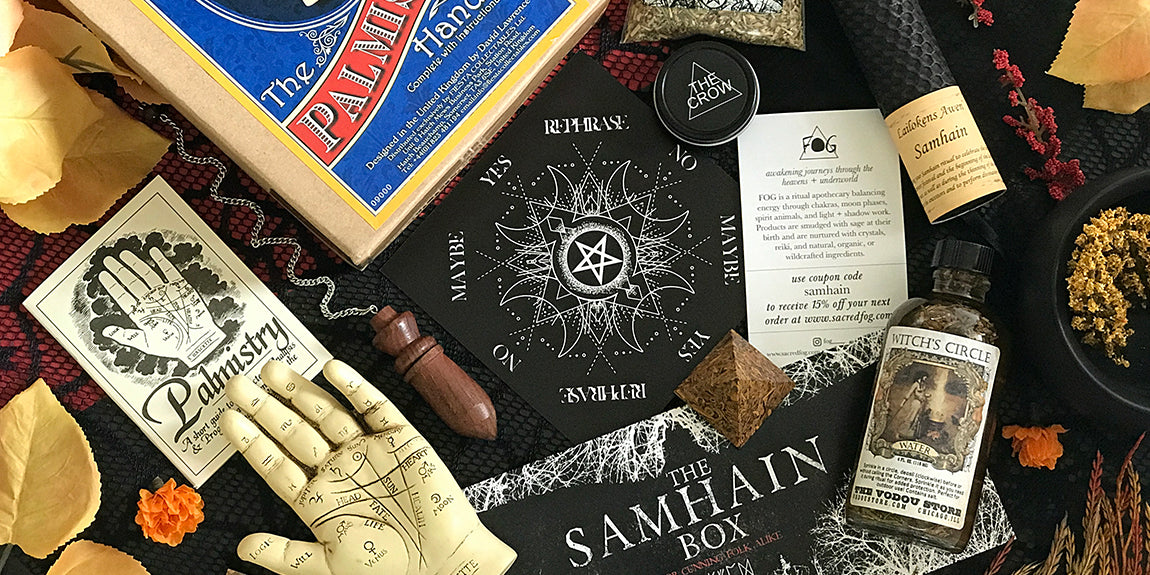 2017 Samhain Sabbat Box - For Cunning Folk Alike - Divination Tools and Wiccan Supplies