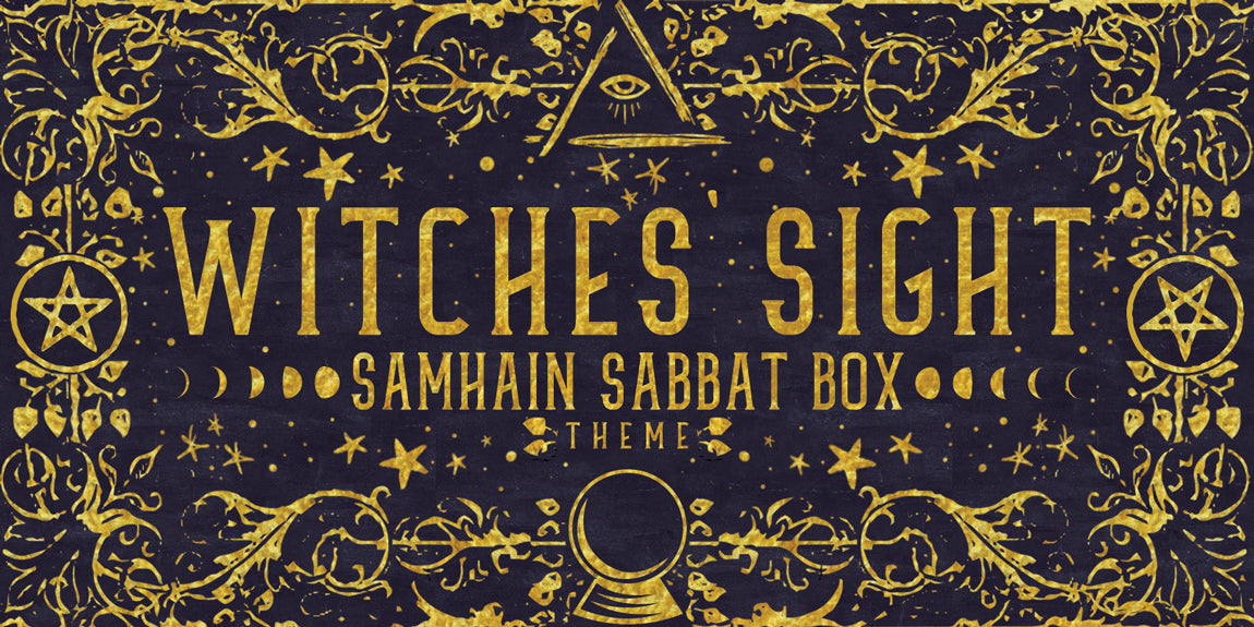 Samhain Sabbat Box Witches' Sight Sabbat Box Theme - Witch Subscription Box Pagan Subscription Box Wiccan Subscription Box
