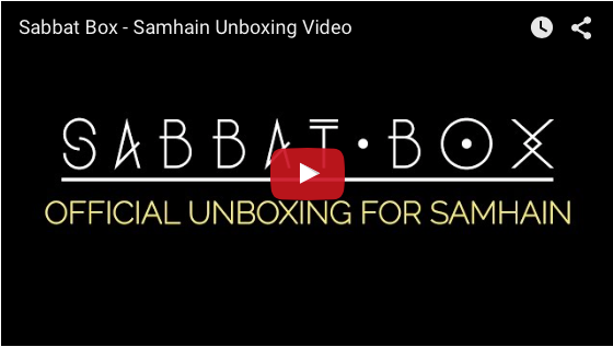 Samhain Sabbat Box Unboxing Video