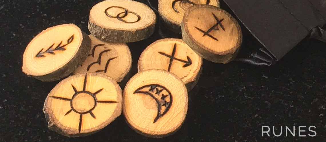 Handmade Witches Runes Yule Sabbat Box