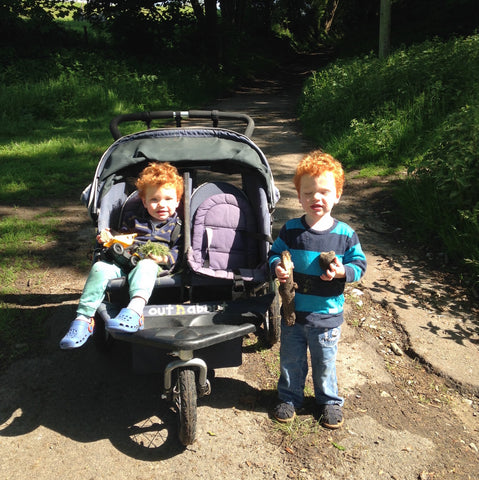 second hand double pushchair