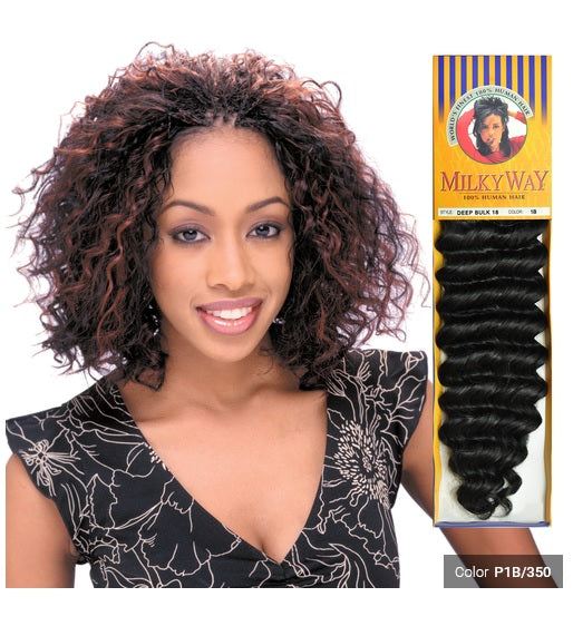 Milky Way 100 Human Hair Braiding Deep Bulk 18