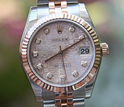 rolex 31mm datejust jubilee