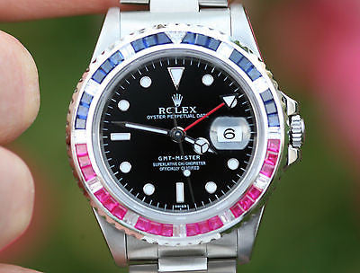 rolex gmt pepsi diamond