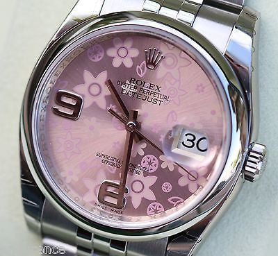 rolex flower dial 36mm