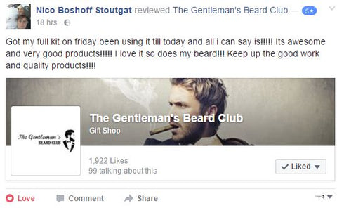 The Gentleman's Beard Club Customer Review, December 2016