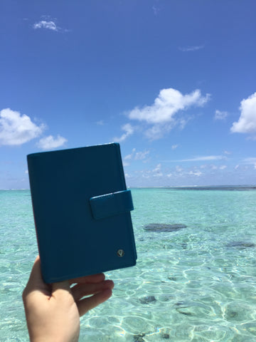 Blue Passport Holder Mauritius