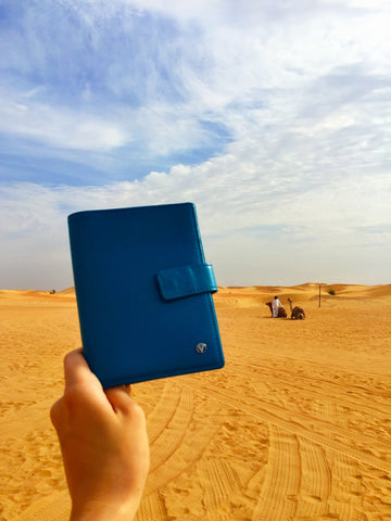 Blue Passport Holder Dubai