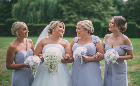 Lilac Ivory Bouquets 