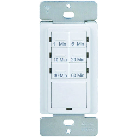 White "Off/On" Timer Control Switch for Lights and Appliances