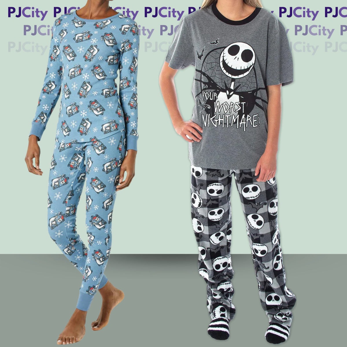 confess Malignant Steep Nightmare Before Christmas Pajamas – PajamaCity
