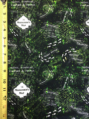HP Maps Slytherin custom WOVEN