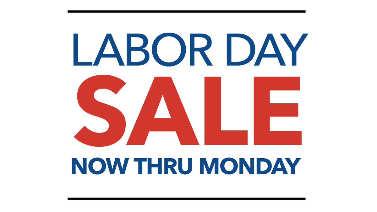 labor day sale 2016