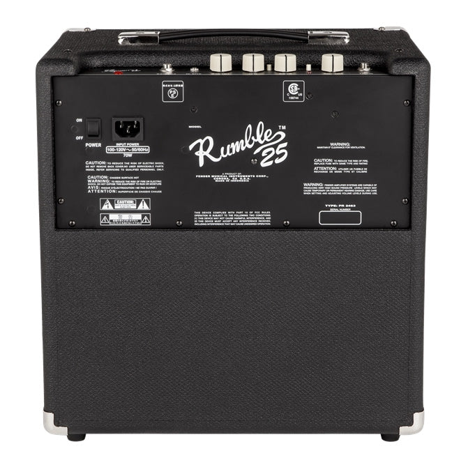 fender rumble 25 bass combo amp