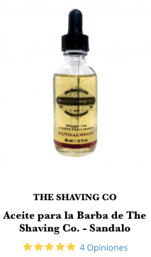 aceite para barba shaving co