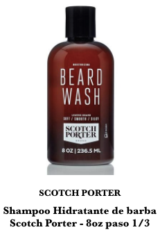 shampoo para barba scotch porter