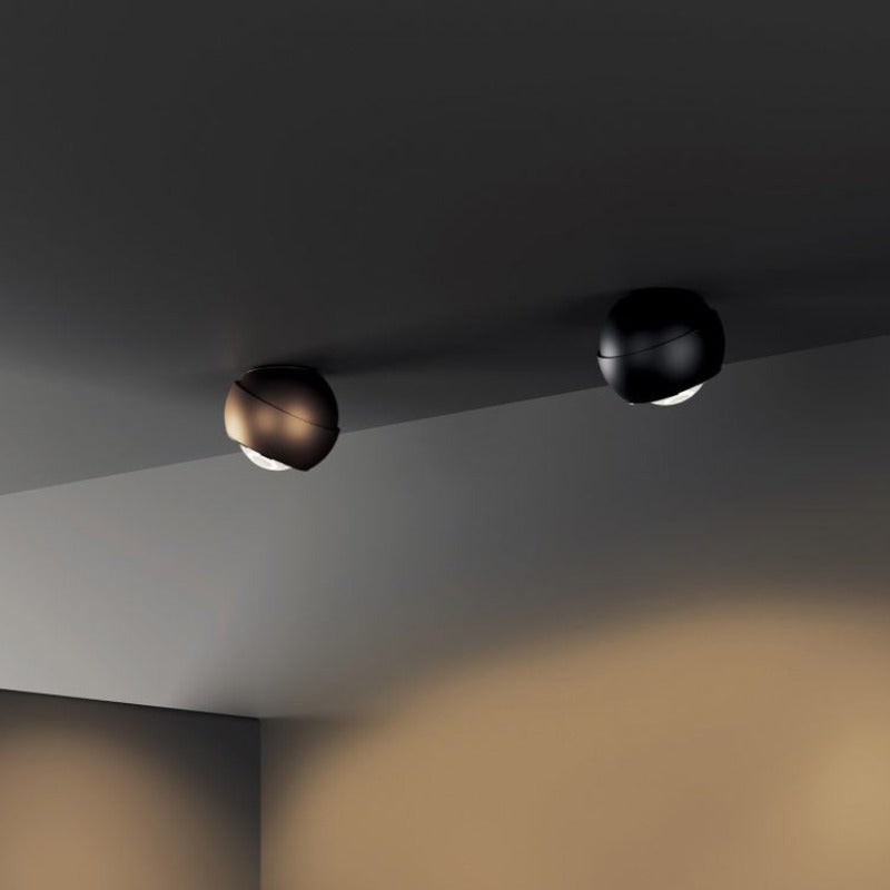 sphere flush mount light